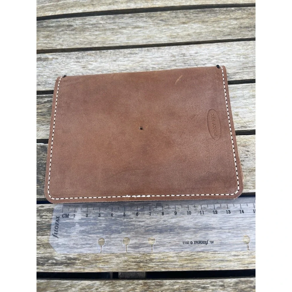 Foxy Fix‎ Leather Traveler's Notebook Standard Brown Cover TN Handmade USA